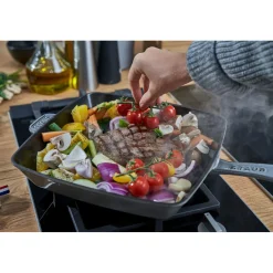 American Grill 30 cm, Gusseisen, Graphit-Grau