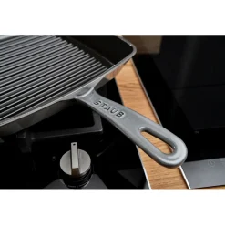 American Grill 30 cm, Gusseisen, Graphit-Grau