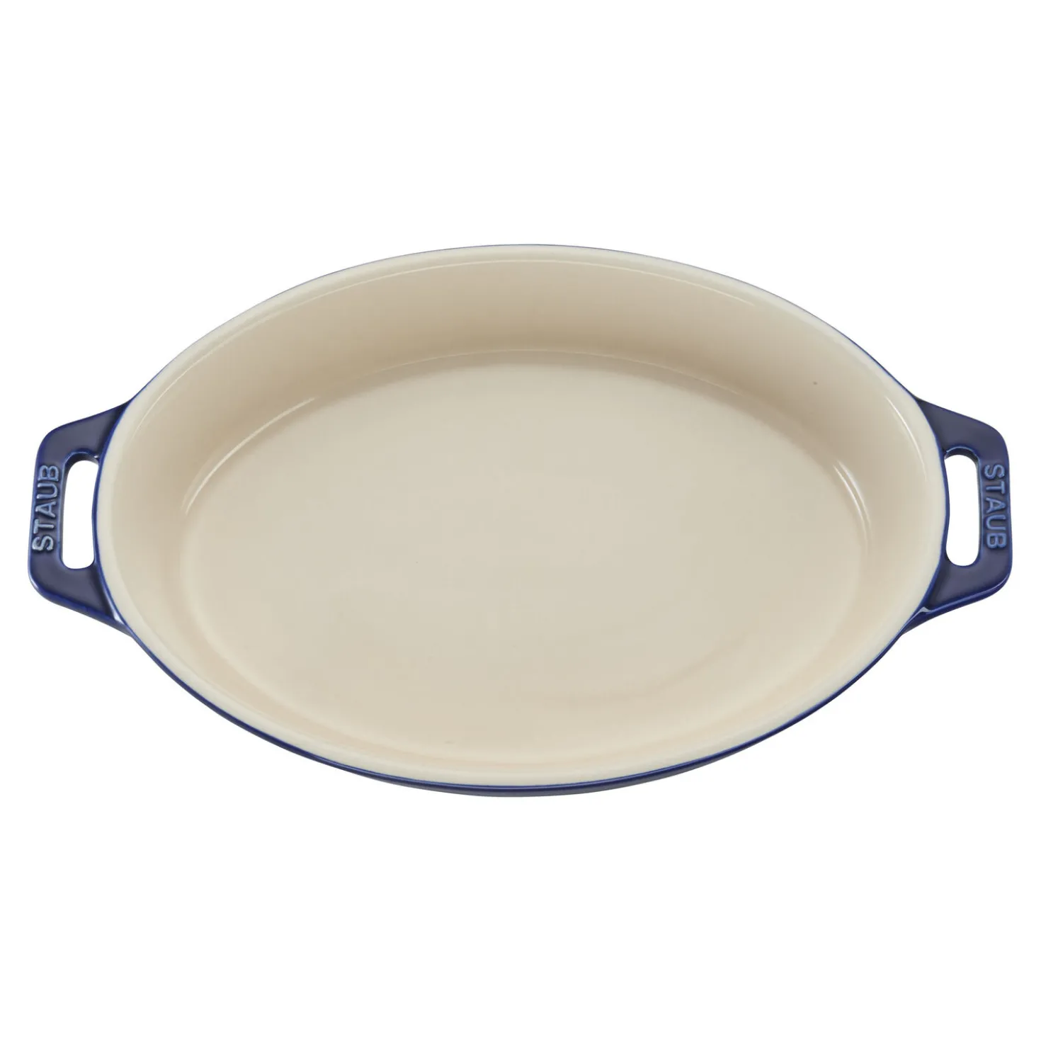 Auflaufform 23 cm, oval, Dunkelblau, Keramik
