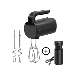 Back-Set mit Handrührgerät, Schüsseln und Accessoires, 11-tlg.