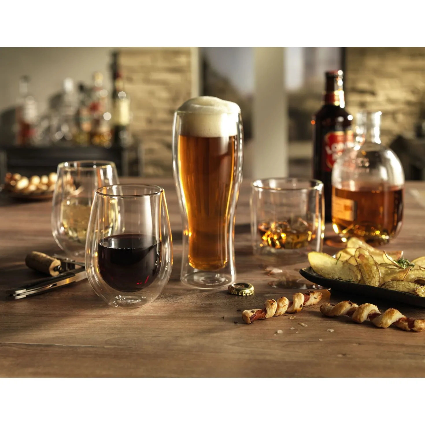 Bierglasset 410 ml / 2-tlg