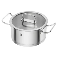 Bratentopf 24 cm, 18/10 Edelstahl
