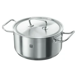Bratentopf 24 cm, 18/10 Edelstahl