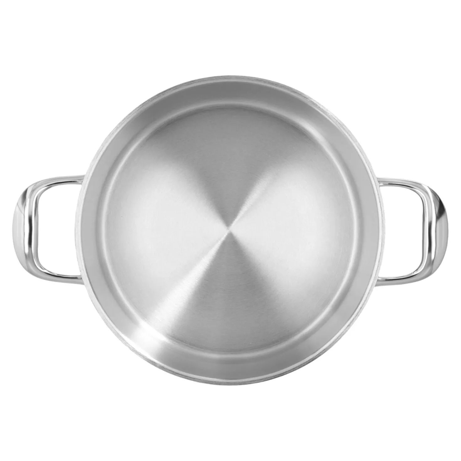 Bratentopf mit Deckel 22 cm, 18/10 Edelstahl