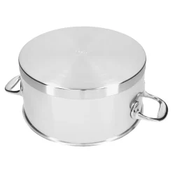 Bratentopf mit Deckel 24 cm, 18/10 Edelstahl
