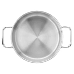 Bratentopf mit Deckel 18 cm, 18/10 Edelstahl