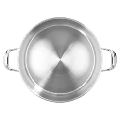 Bratentopf mit Deckel 28 cm, 18/10 Edelstahl