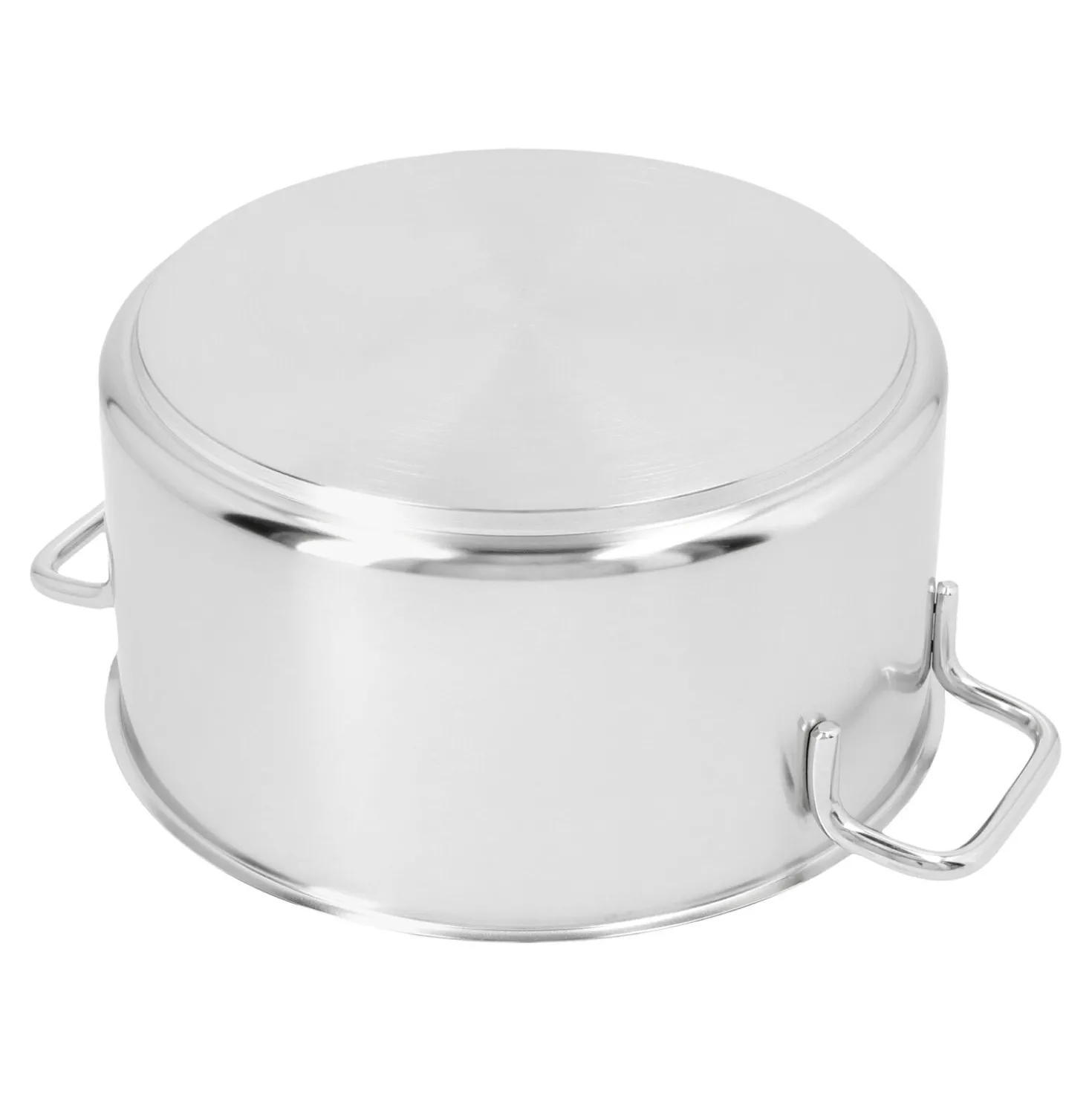 Bratentopf mit Deckel 20 cm, 18/10 Edelstahl