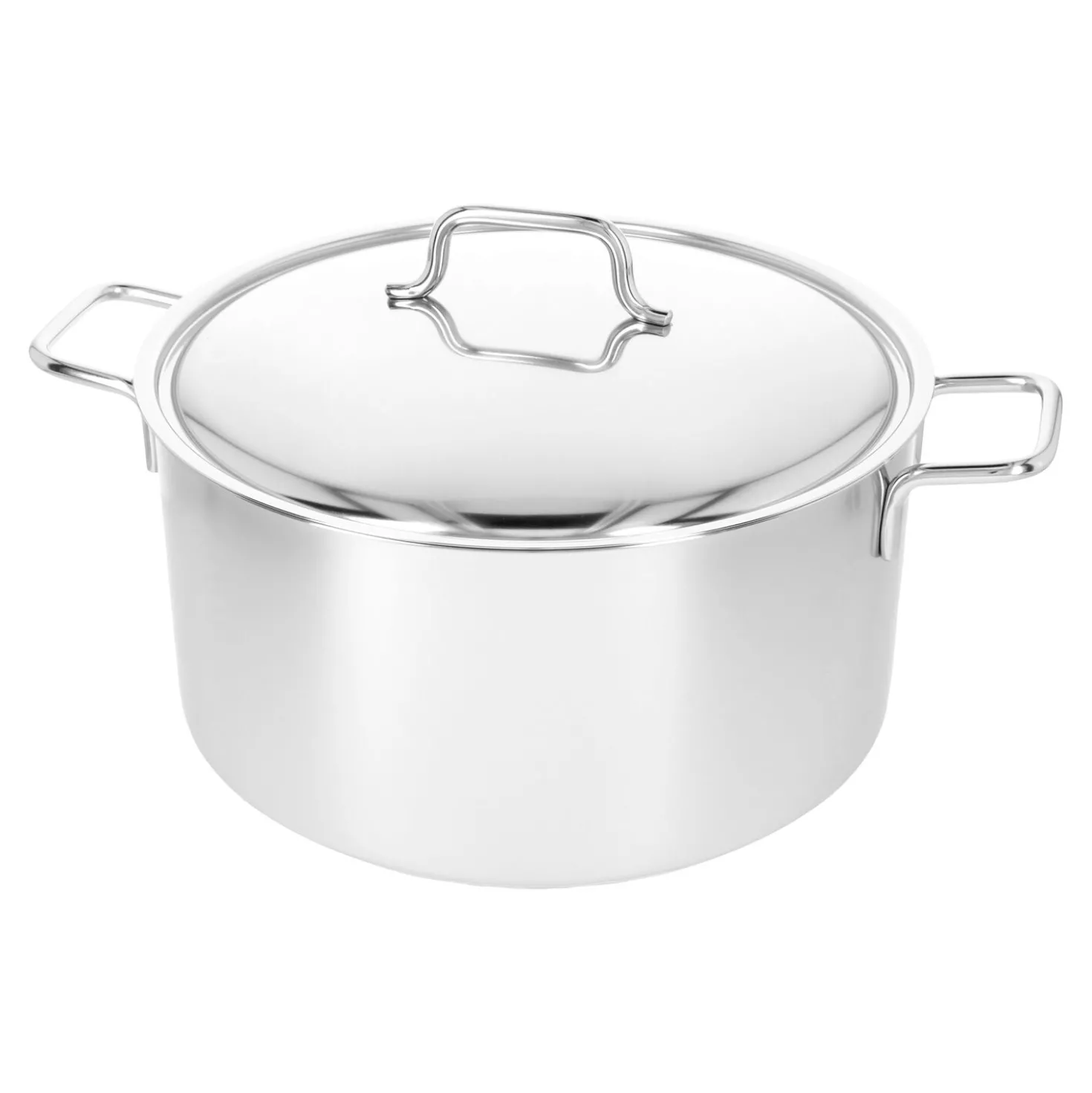 Bratentopf mit Deckel 28 cm, 18/10 Edelstahl