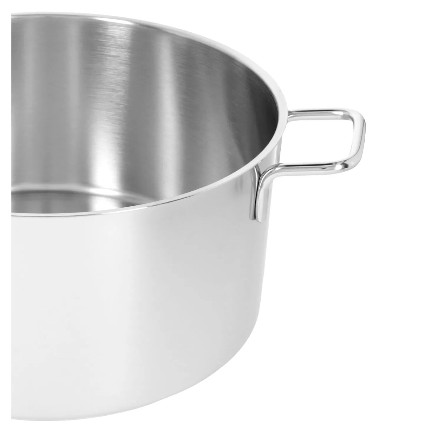 Bratentopf mit Deckel 28 cm, 18/10 Edelstahl