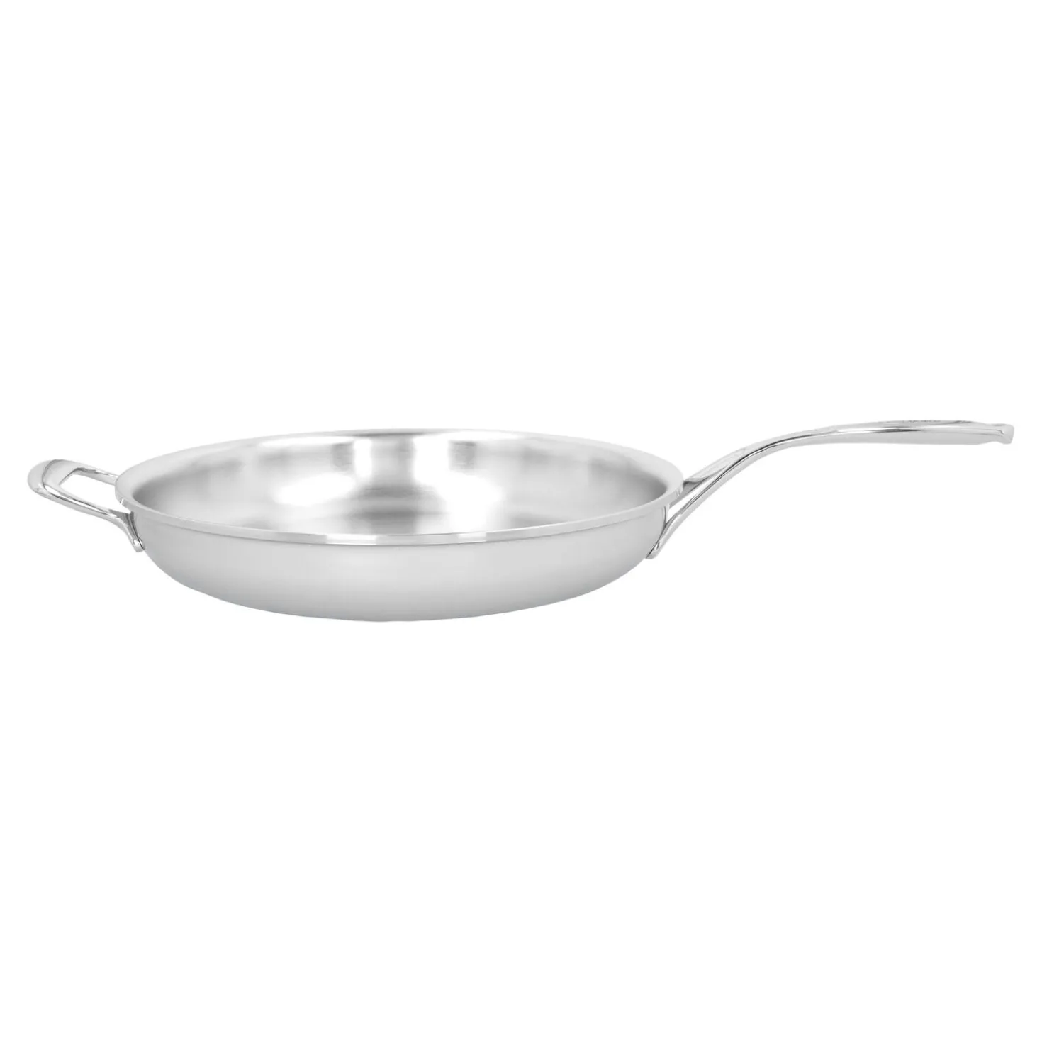 Bratpfanne 32 cm, 18/10 Edelstahl, Silber