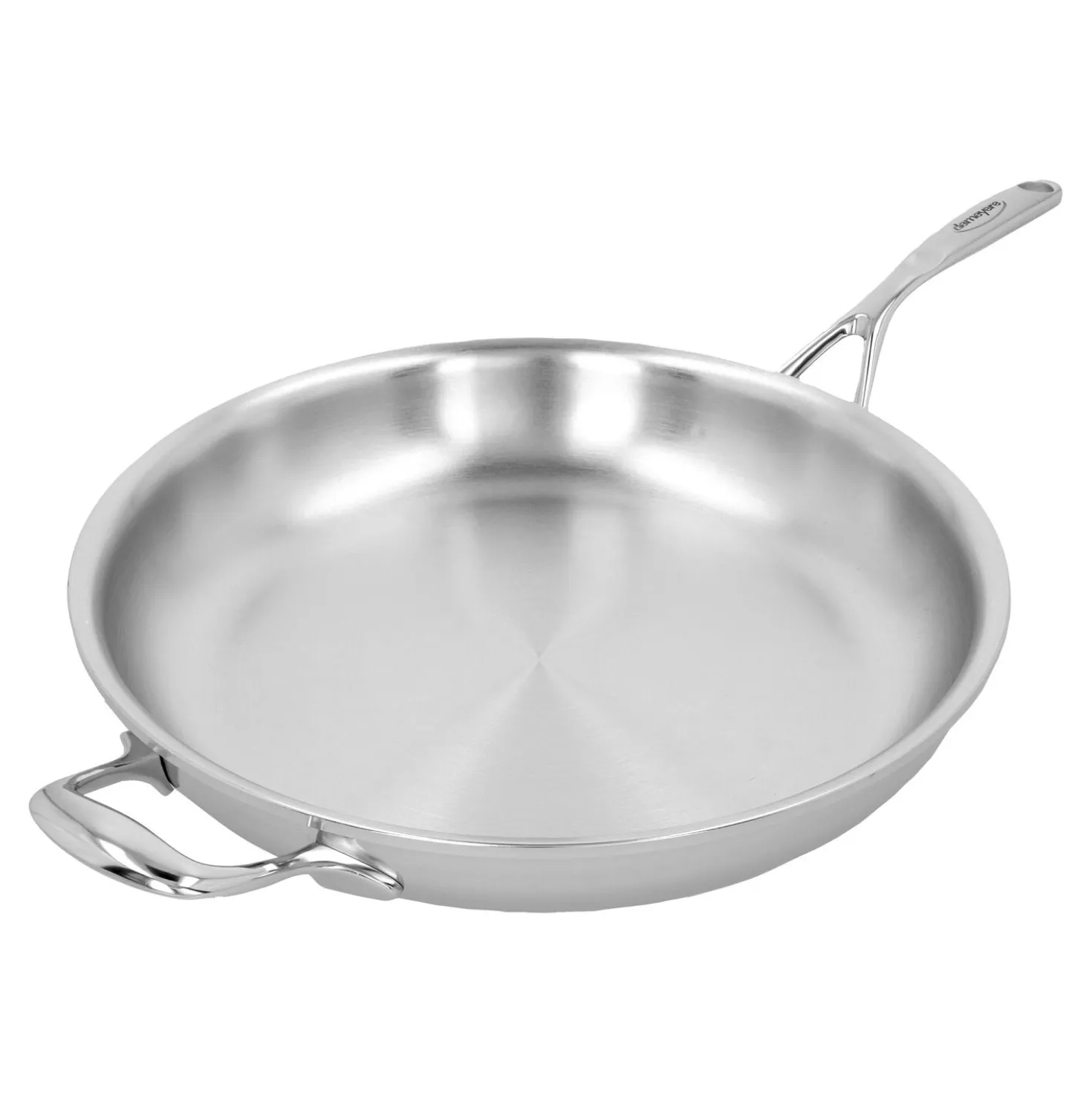 Bratpfanne 32 cm, 18/10 Edelstahl, Silber