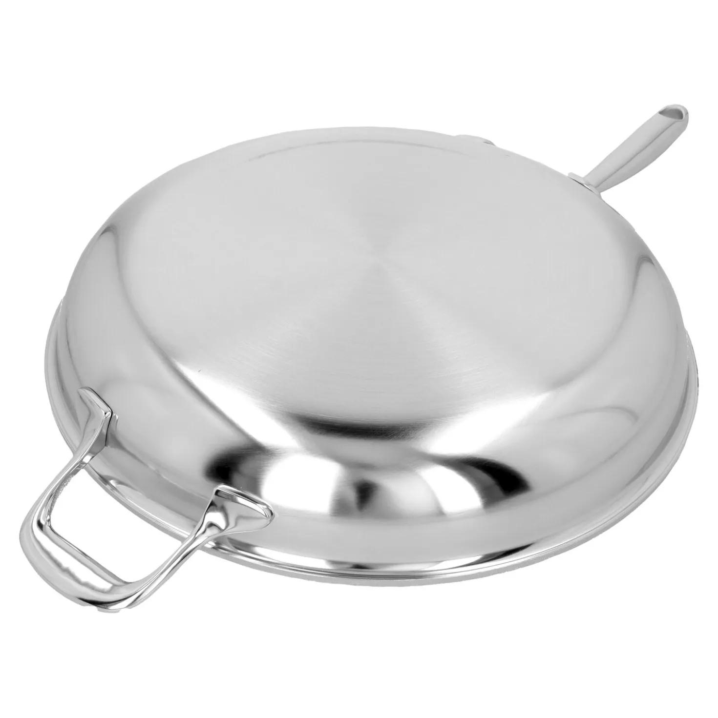 Bratpfanne 32 cm, 18/10 Edelstahl, Silber