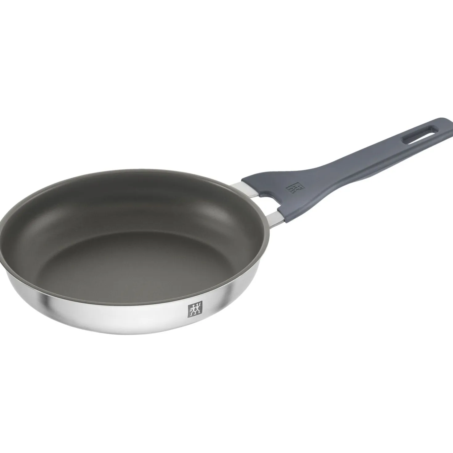 Bratpfanne, 20 cm, 18/10 Edelstahl, Keramische Antihaftbeschichtung