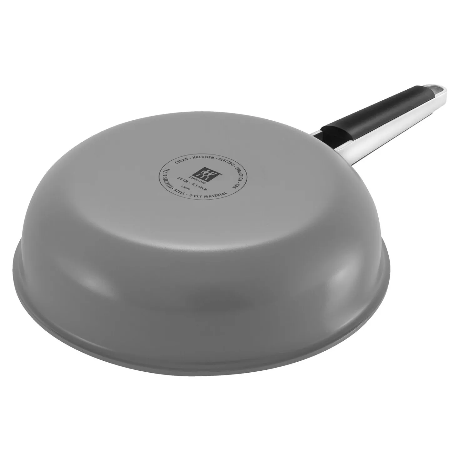 Bratpfanne, 24 cm, 18/10 Edelstahl