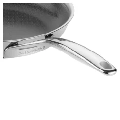 Bratpfanne 24 cm, 18/10 Edelstahl, Silber
