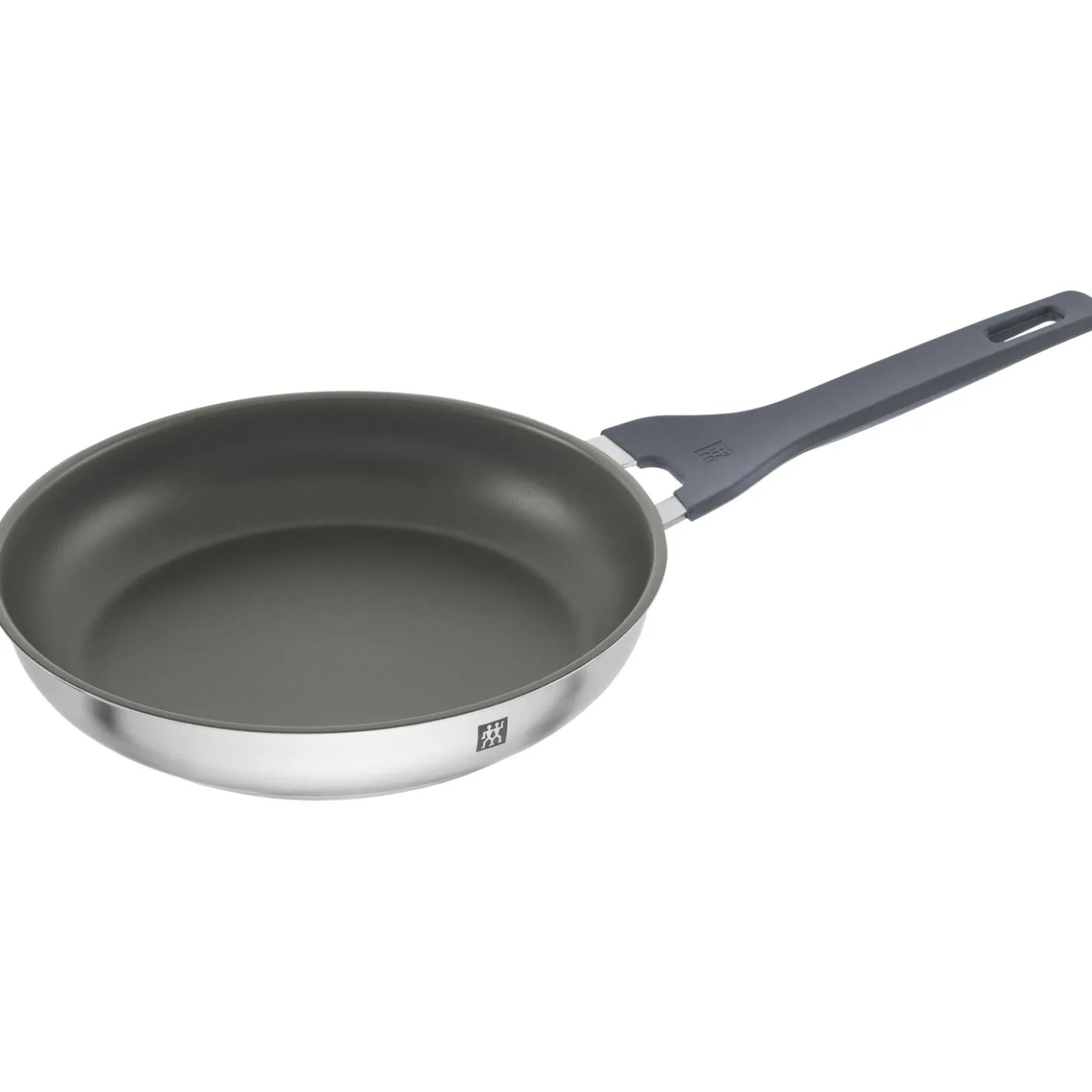 Bratpfanne, 24 cm, 18/10 Edelstahl, Keramische Antihaftbeschichtung