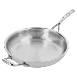 Bratpfanne 28 cm, 18/10 Edelstahl, Silber