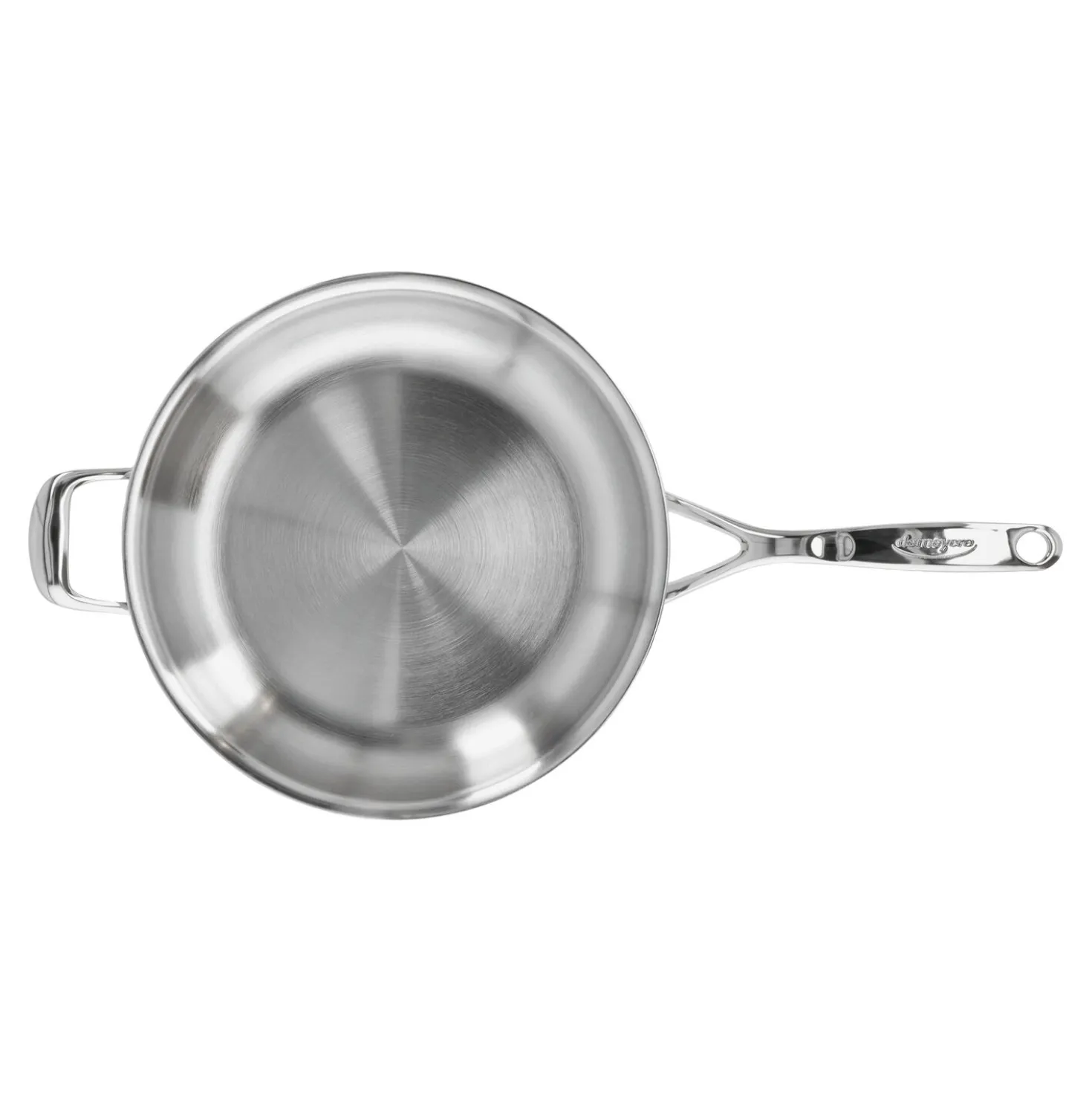 Bratpfanne 28 cm, 18/10 Edelstahl, Silber