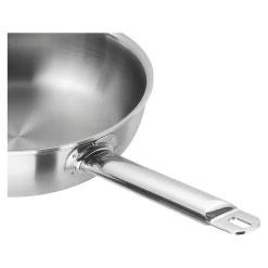 Bratpfanne 24 cm, 18/10 Edelstahl, Silber