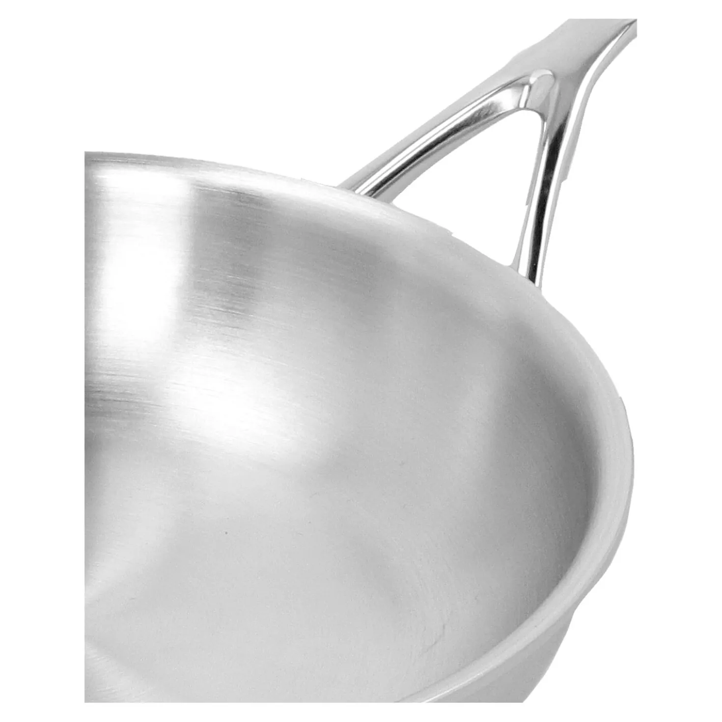 Bratpfanne 20 cm, 18/10 Edelstahl, Silber