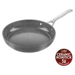 Bratpfanne, 28 cm, Aluminium, Titanverstärkte keramische Antihaftbeschichtung