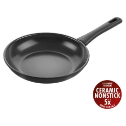Bratpfanne, 24 cm, Aluminium, Titanverstärkte keramische Antihaftbeschichtung