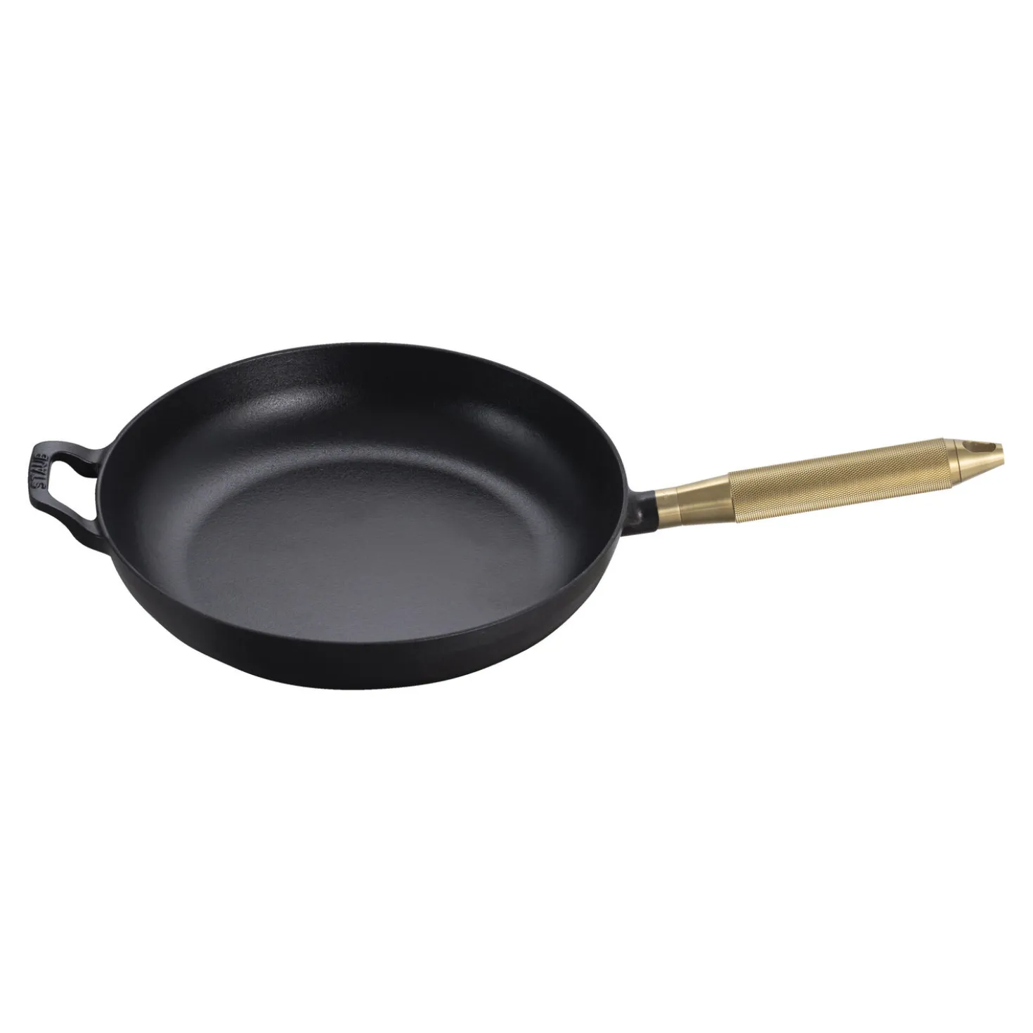 Bratpfanne Buster+Punch 28 cm, rund, Schwarz, Gusseisen