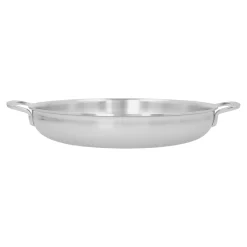Bratpfanne mit 2 Griffen 32 cm, 18/10 Edelstahl, Silber