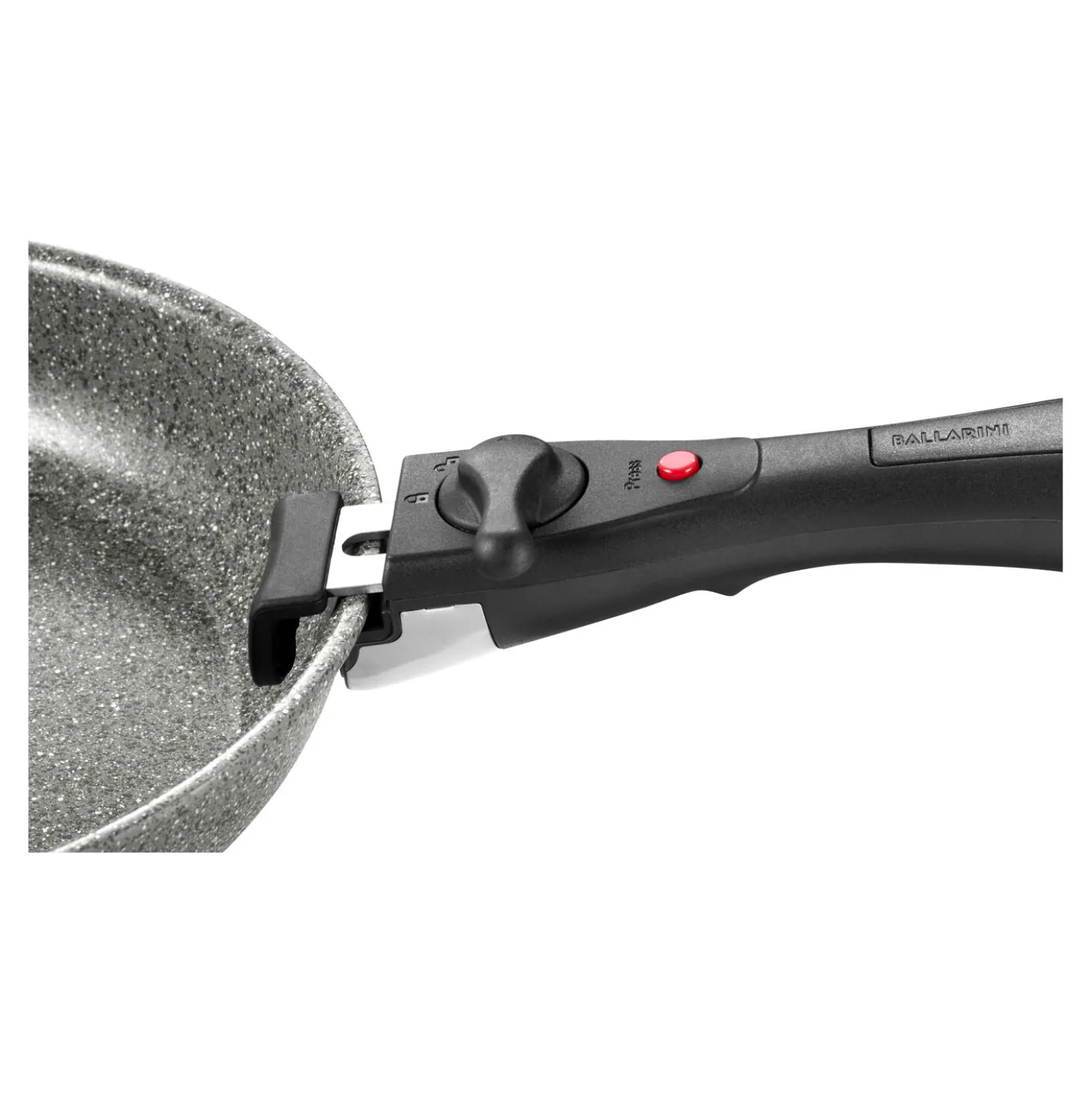 Bratpfanne mit Griff, 20 cm / 2-tlg, Aluminium, Keramische Antihaftbeschichtung
