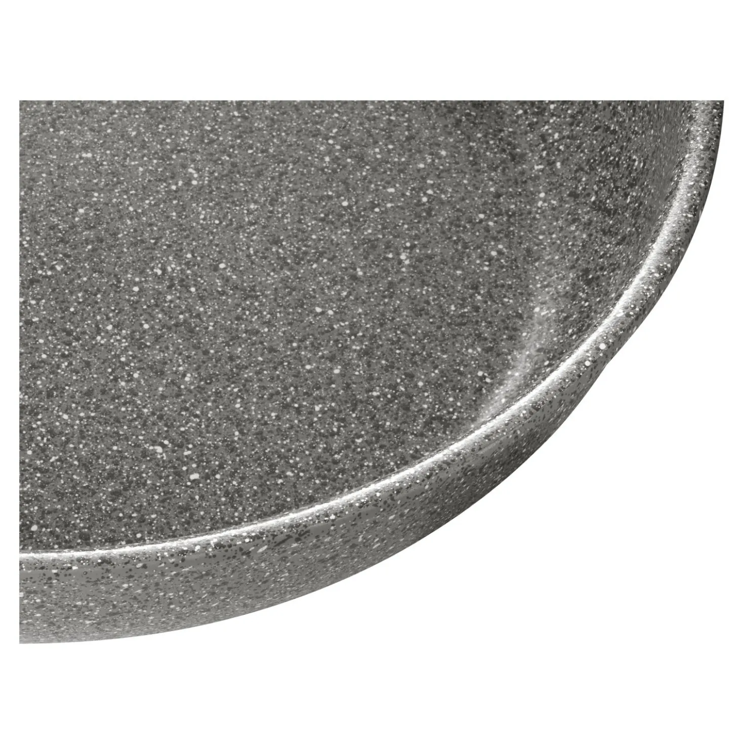 Bratpfanne mit Griff, 24 cm / 2-tlg, Aluminium, Keramische Antihaftbeschichtung