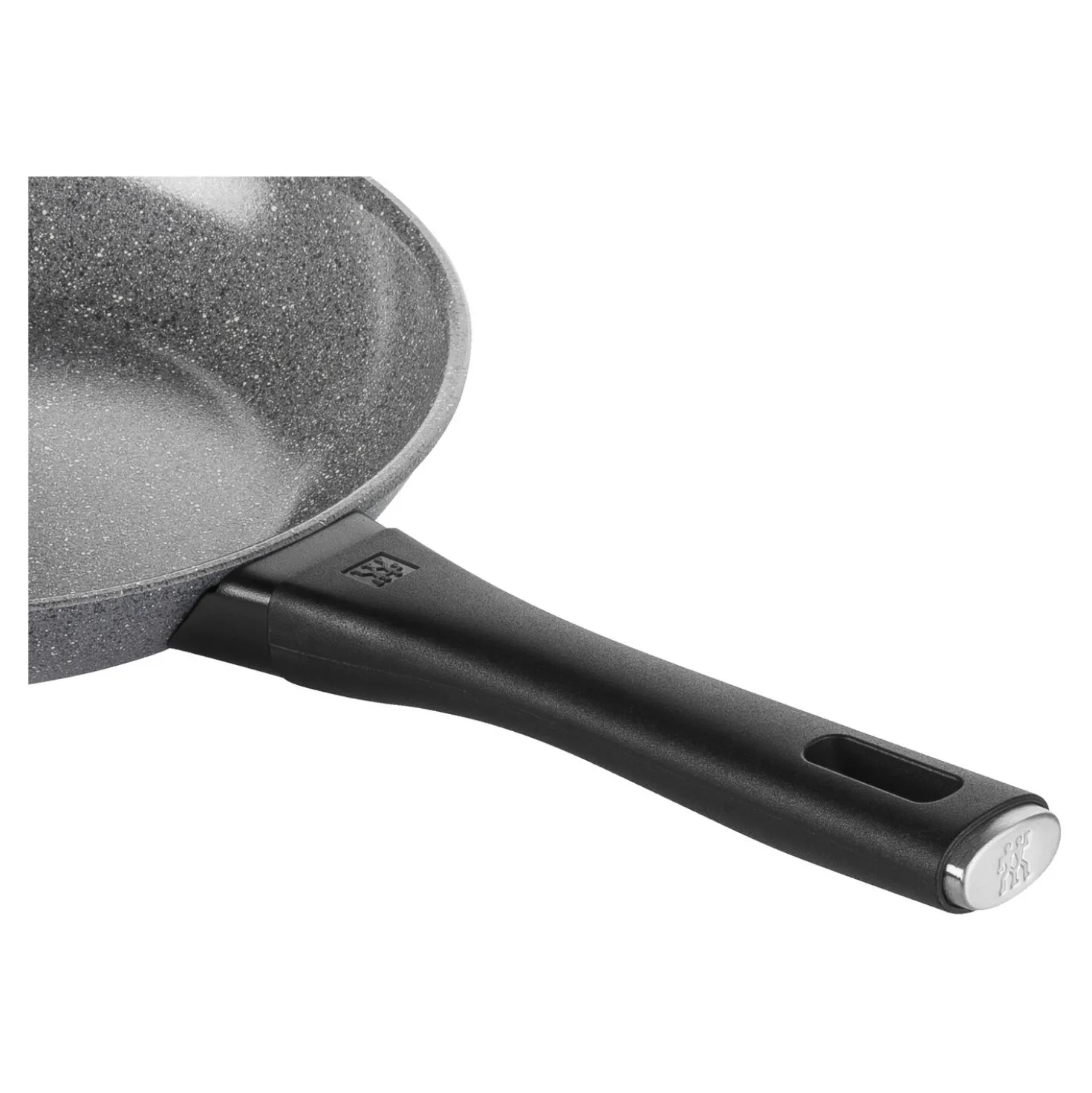 Bratpfannenset, 2-tlg. / 24/28 cm, Grau, Aluminium/ Antihaftbeschichtung