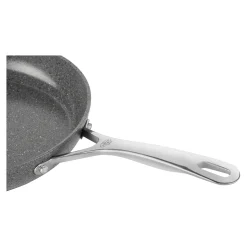 Bratpfannenset, 3-tlg. / 20/24/28 cm, Steinoptik Grau, Aluminium/ Antihaftbeschichtung