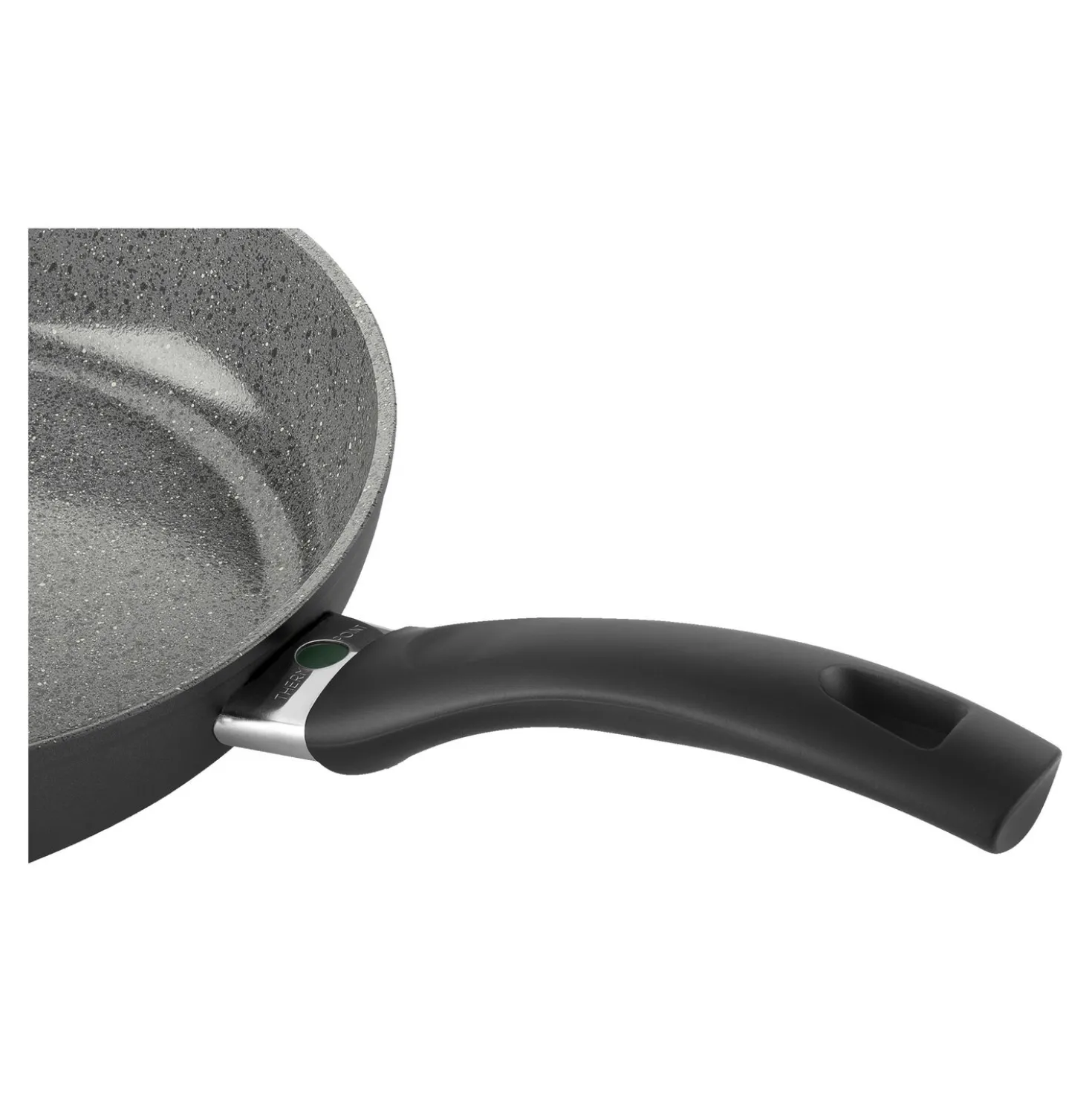 Bratpfannenset, 3-tlg. / 20/24/28 cm, Steinoptik Grau, Aluminium/ Antihaftbeschichtung