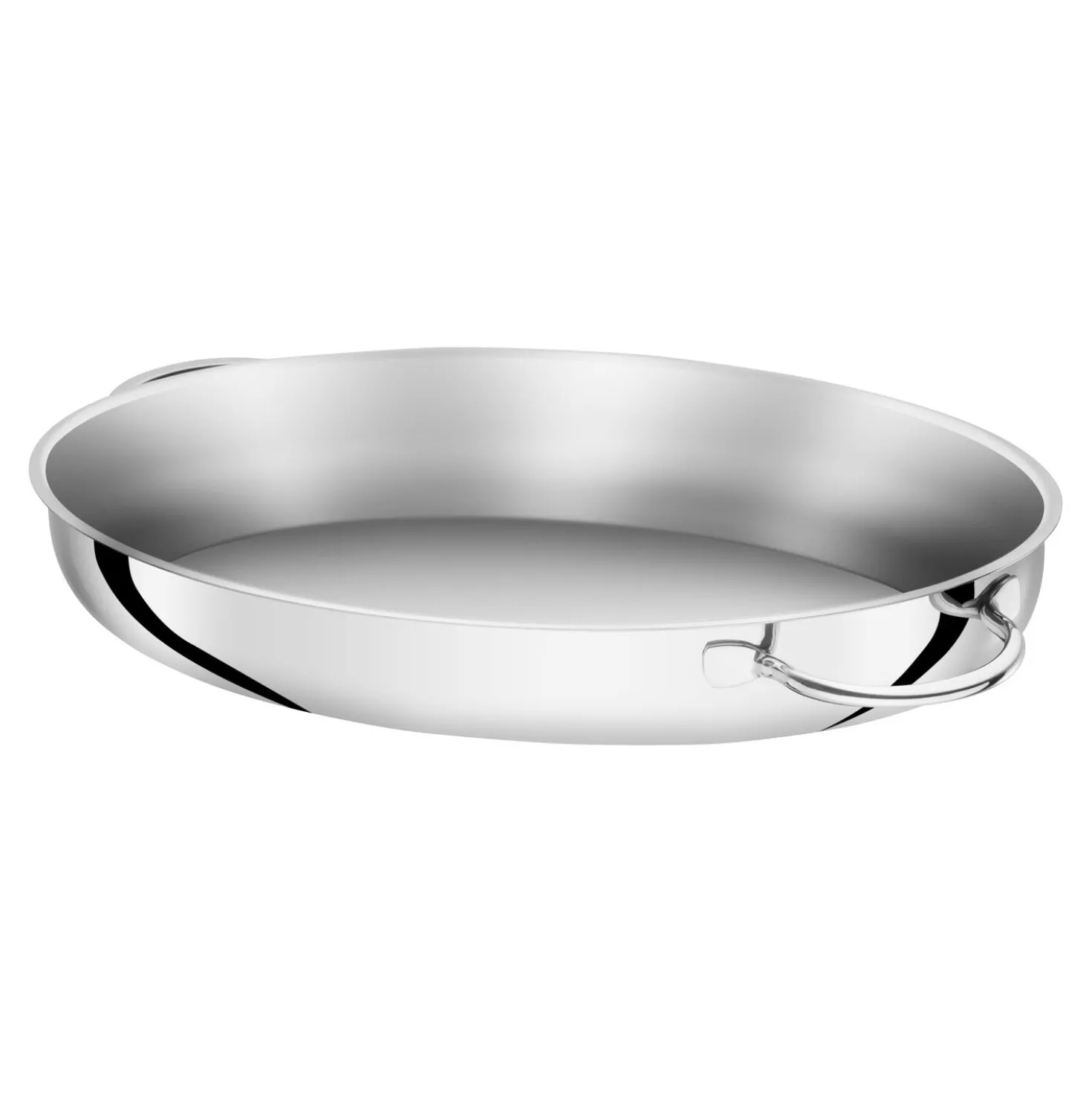 Bräter 41 cm, 18/10 Edelstahl, Silber