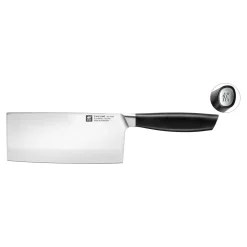 Chin. Kochmesser 18 cm, Silber