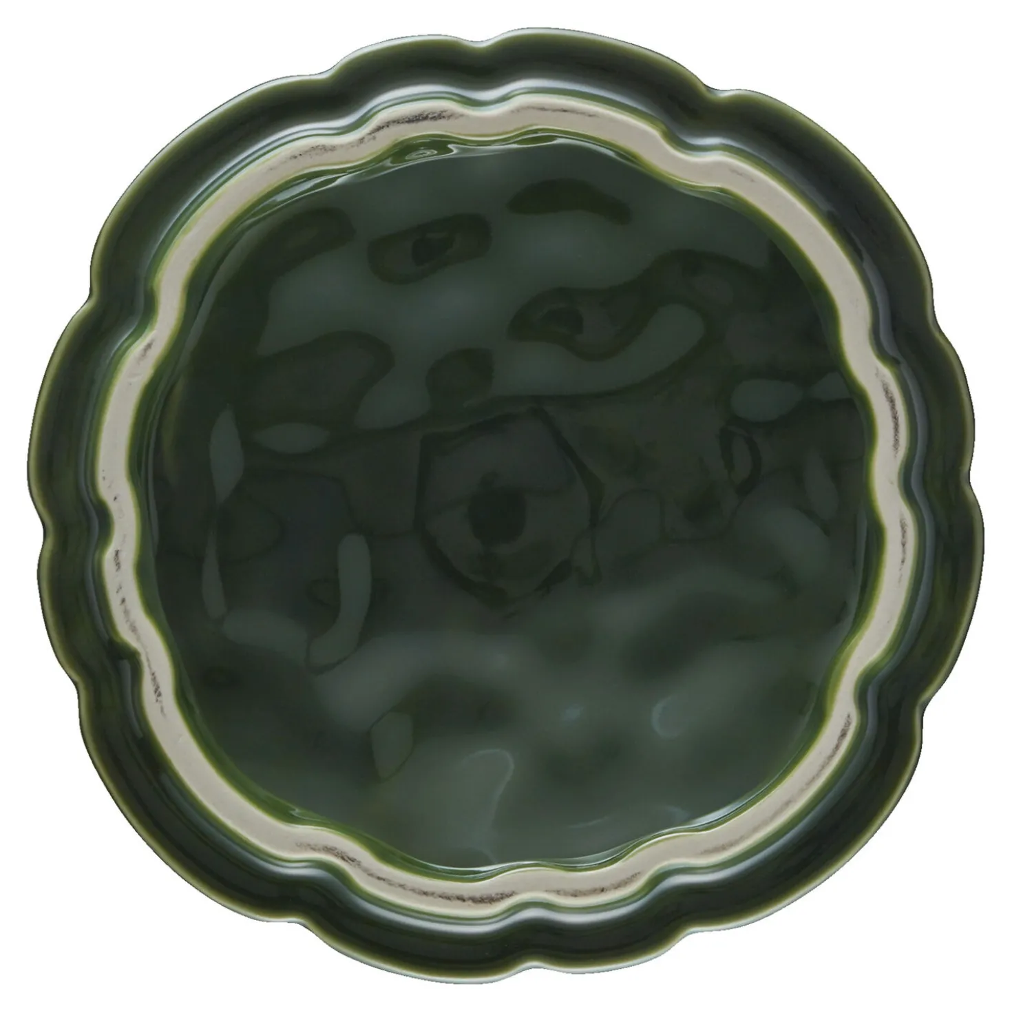 Cocotte 13 cm, Artischocke, Basilikum-Grün, Keramik