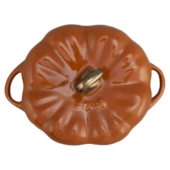 Cocotte 15 cm, Kürbis, Zimt, Keramik
