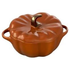 Cocotte 12 cm, Kürbis, Zimt, Keramik