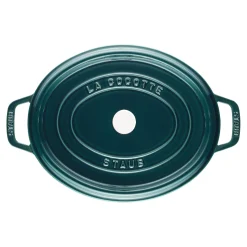 Cocotte 33 cm, oval, La-Mer, Gusseisen