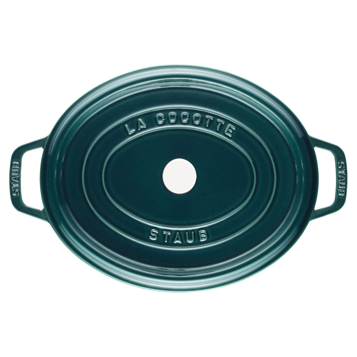 Cocotte 33 cm, oval, La-Mer, Gusseisen