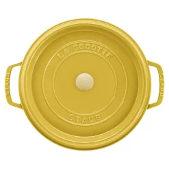 Cocotte 28 cm, rund, Citron, Gusseisen