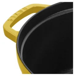 Cocotte 28 cm, rund, Citron, Gusseisen