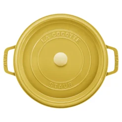 Cocotte 26 cm, rund, Citron, Gusseisen