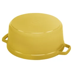 Cocotte 26 cm, rund, Citron, Gusseisen
