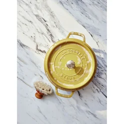 Cocotte 26 cm, rund, Citron, Gusseisen