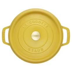Cocotte 24 cm, rund, Citron, Gusseisen
