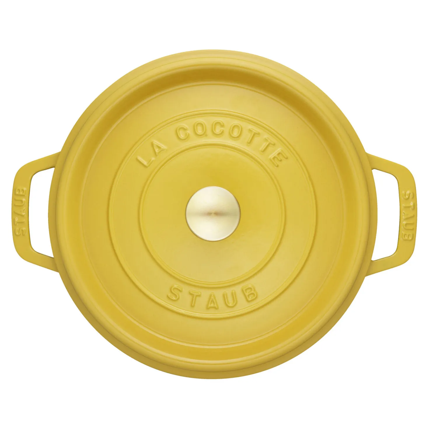 Cocotte 24 cm, rund, Citron, Gusseisen