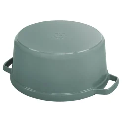 Cocotte 24 cm, rund, Eukalyptus, Gusseisen