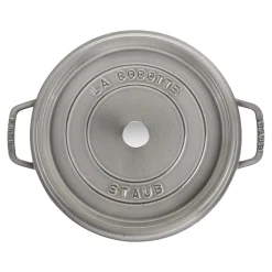 Cocotte 16 cm, rund, Graphit-Grau, Gusseisen